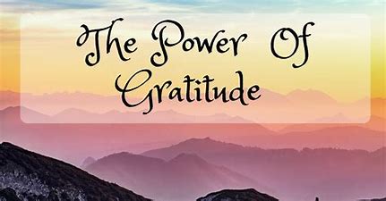 power of gratitude